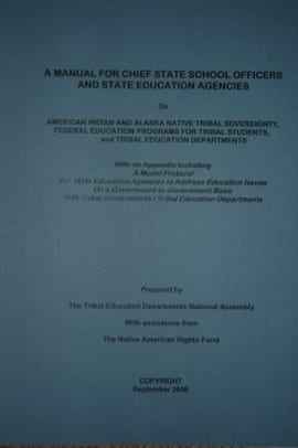 A Manual for Chief State School Officers and State Education Agencies - front cover