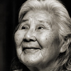 Photo of smiling elder woman.