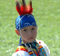 Boy in regalia