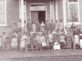 Children at an Indian Boarding School