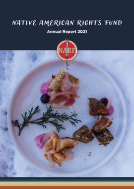 Photo of the cover of the 2021 NARF Annual Report
