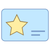 Membership card icon