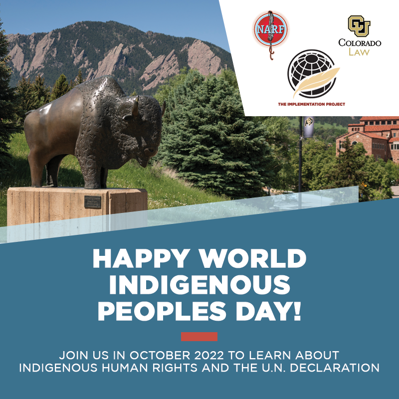 Happy World Indigenous Peoples' Day!