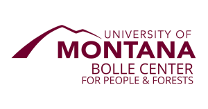 University of Montana Bolle Center for People and Forests logo