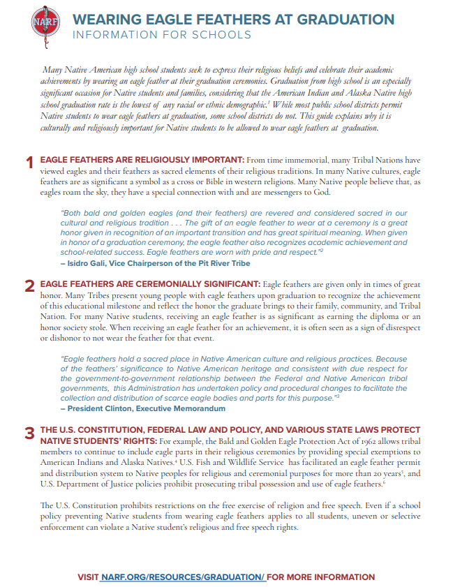 Screenshot of two-page guide for schools. Click to download as a PDF file. 